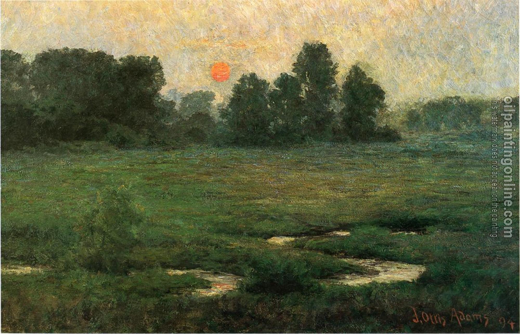 Adams, John Ottis - An August Sunset - Prarie Dell